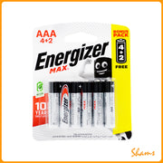 Energizer Max ALK AAA BP4+2