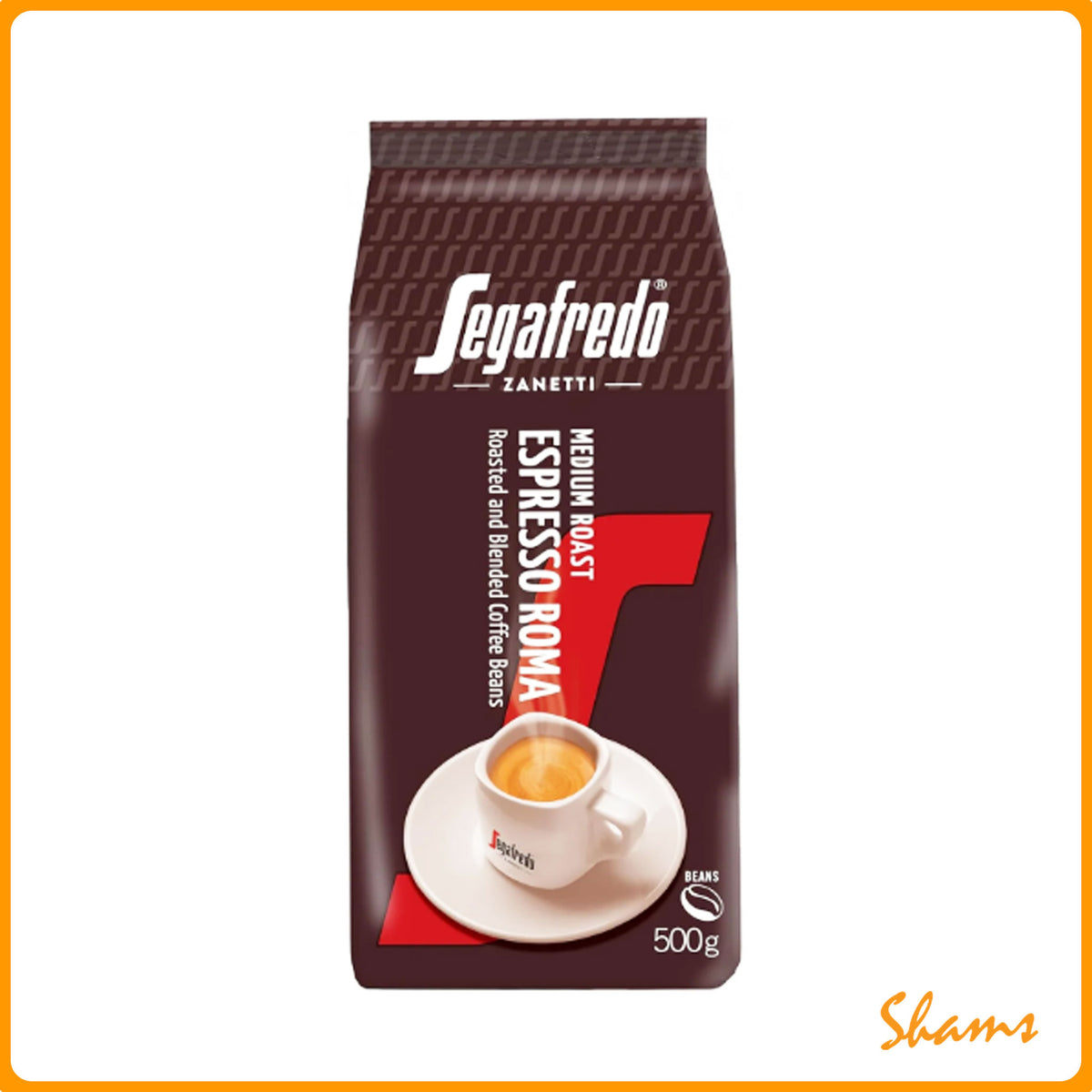 Segafredo Espresso Roma  ground Coffee beans 200g