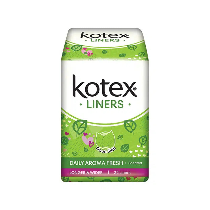 Kotex Daun Sirih Daily Aroma Fresh Long & Wider 32 Liners