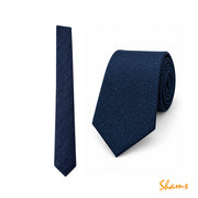 WRK Mens Tie Silk-Deep Blue