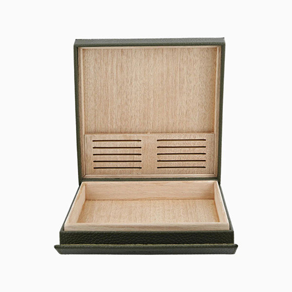 ST Dupont Travel Humidor Kaki Cube 001356 - Shams Shopping Centre ST Dupont  