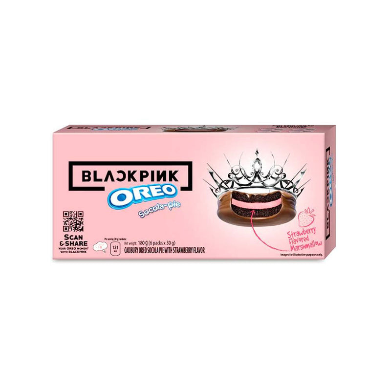 Cadbury Oreo Black Pink Oreo Socola-Pie Strawberry Flavor 180g
