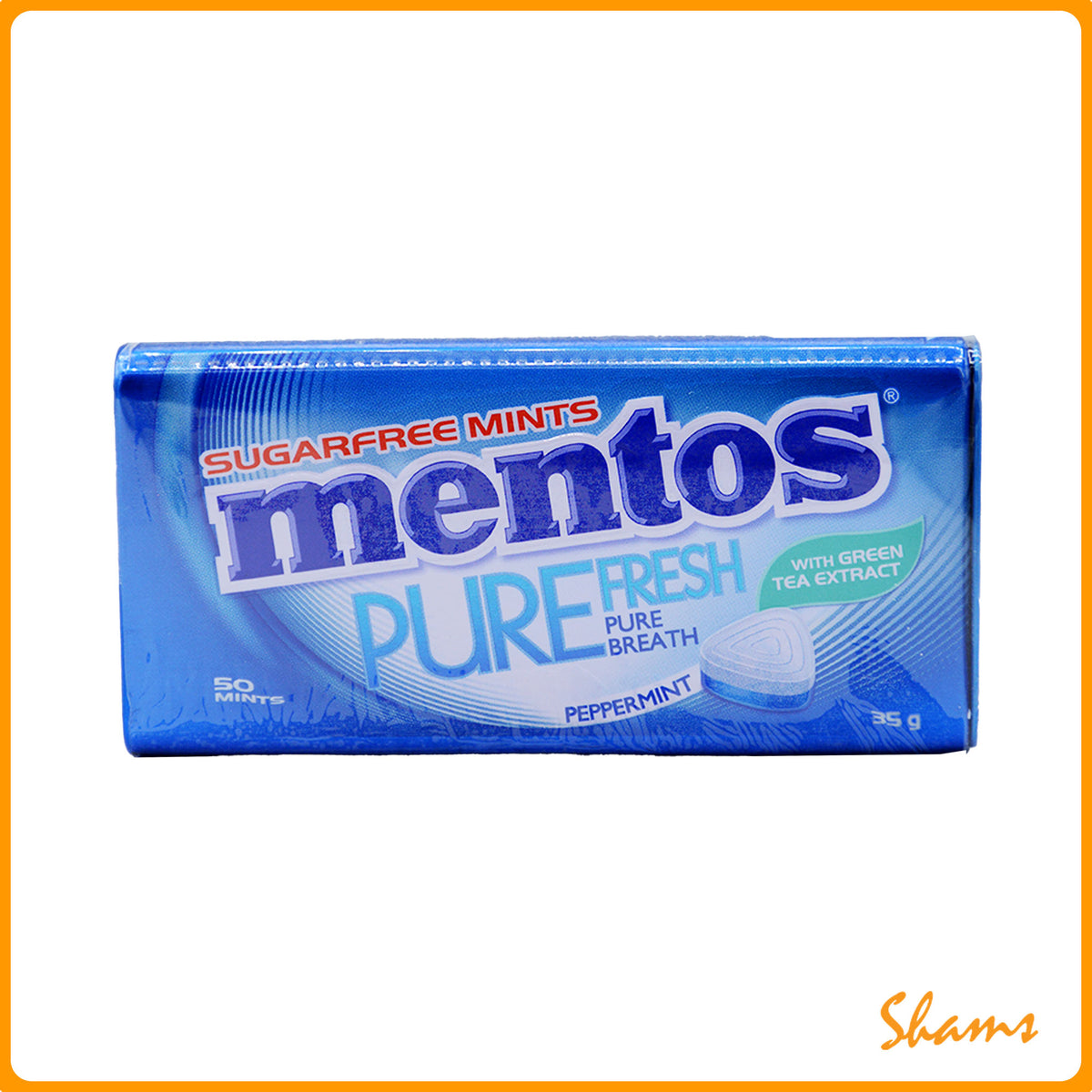 Mentos Pure Fresh Peppermint 35g