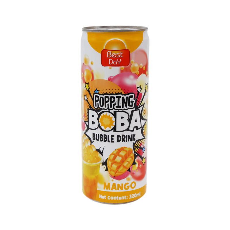 Best Day Popping Boba Mango Bubble Drink 320ml