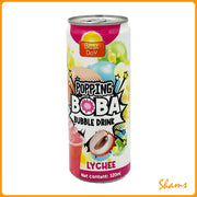 Best Day Popping Boba Lychee Bubble Drink 320ml