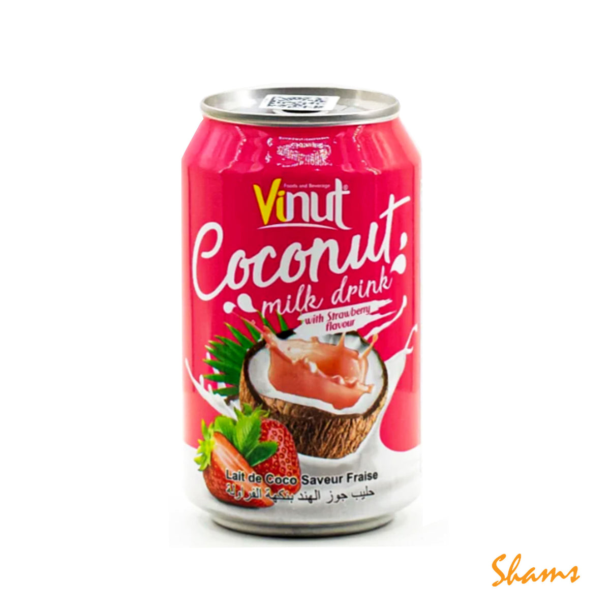 Vinut Coconut Milk Drink Strawberry 330ml
