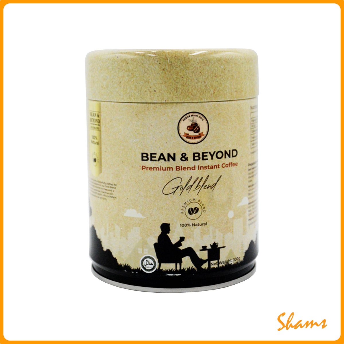 Bean & Beyond Gold Blend Coffee Tin 100g