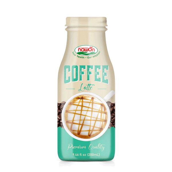 Nawon Coffee Latte Glass Bottle 280ml