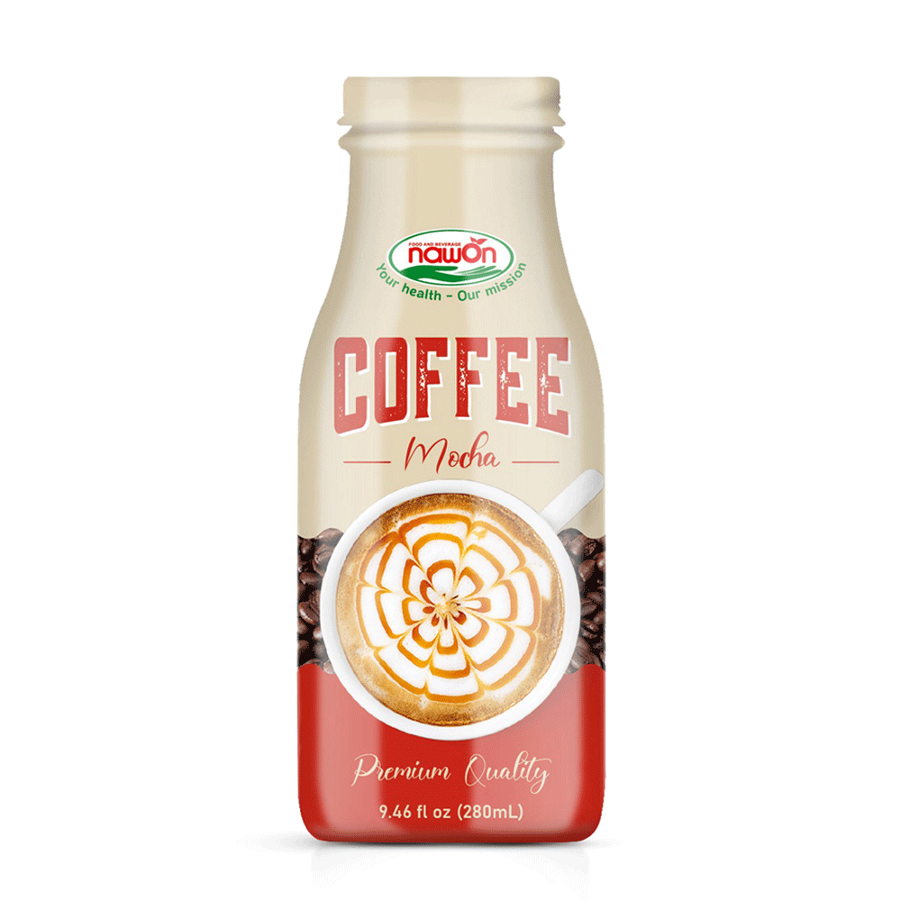 Nawon Coffee Mocha Glass Bottle 280ml