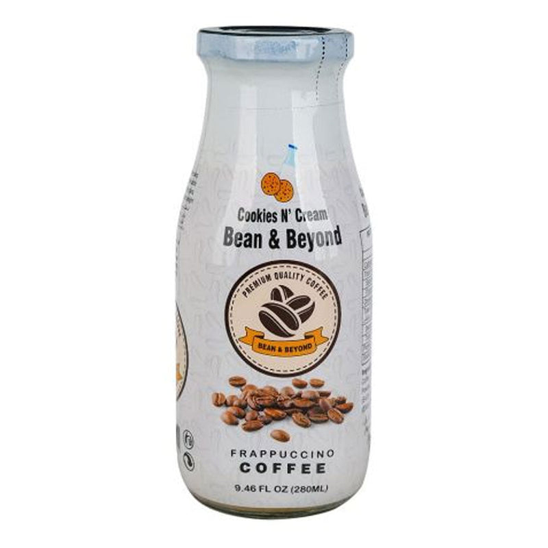 Bean & Beyond Cookies N Cream Frappuccino Coffee Glass Bottle 280ml