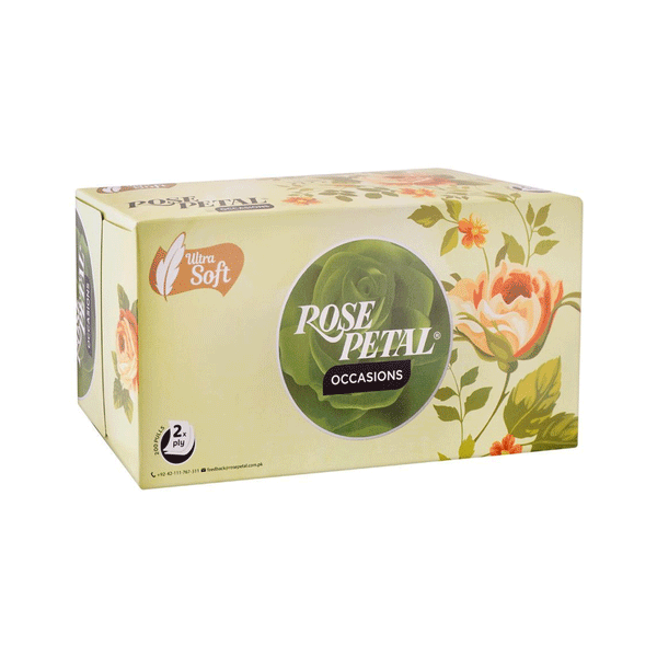 Rose Petal Occasions Tissue Box