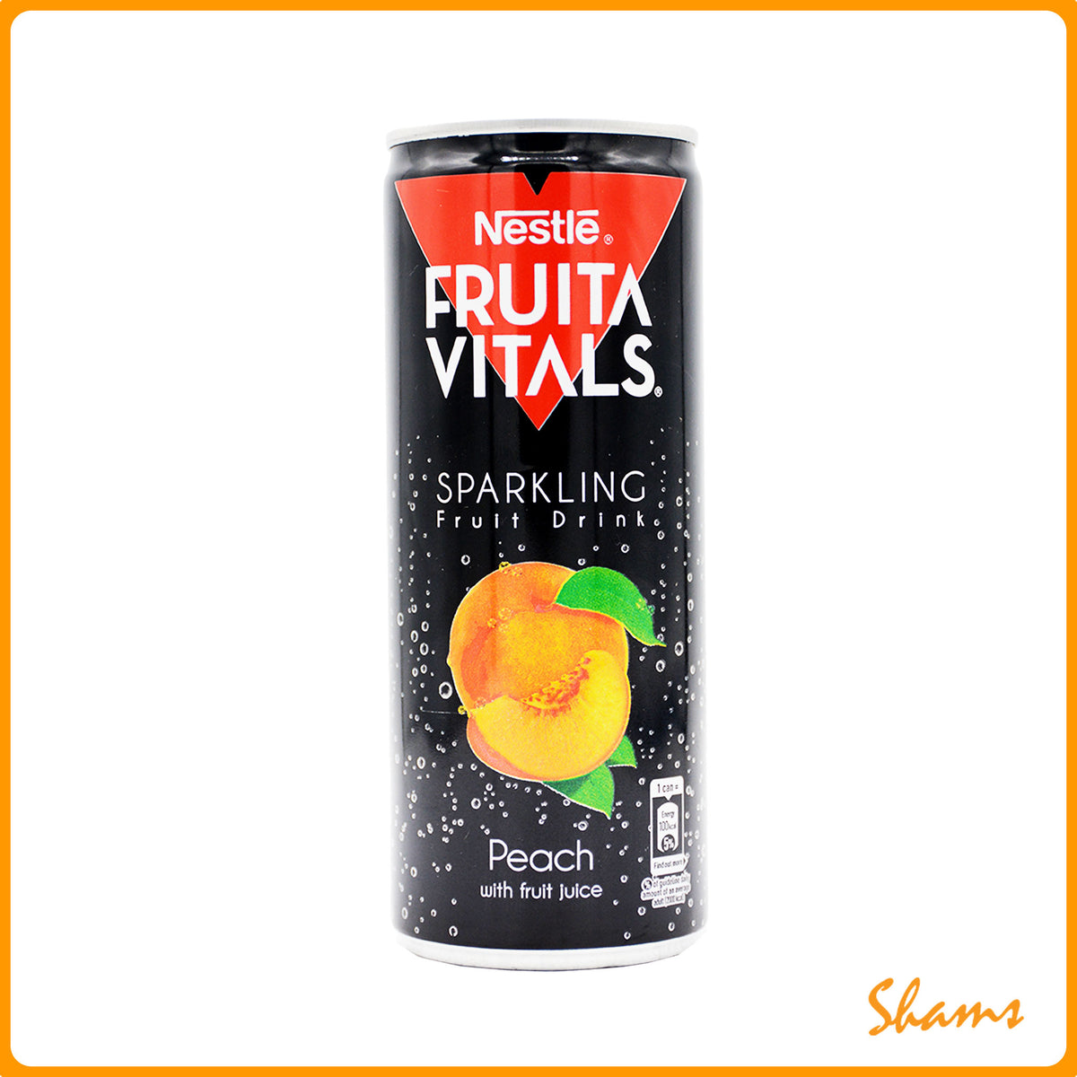 Nestle Fruita Vitals Sparkling Peach Juice 250ml