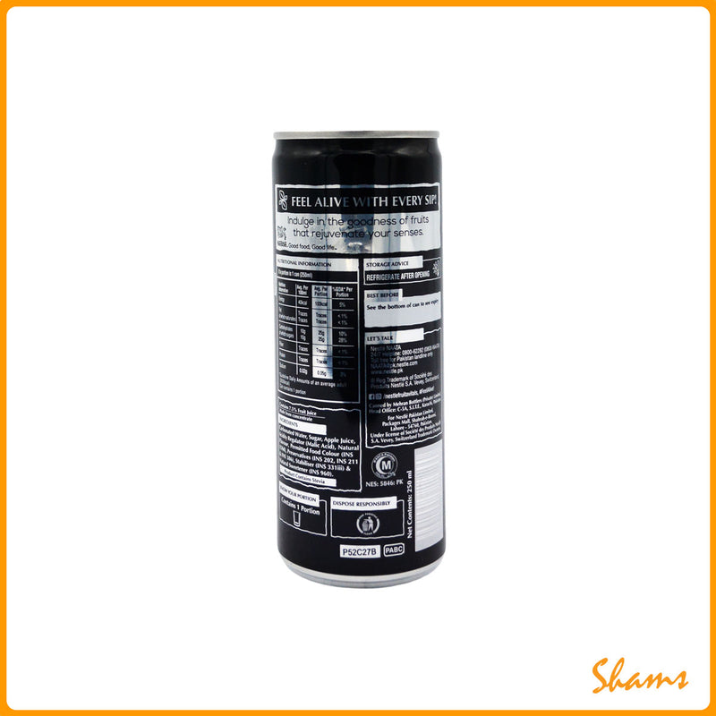 Nestle Fruita Vitals Sparkling Apple Juice 250ml