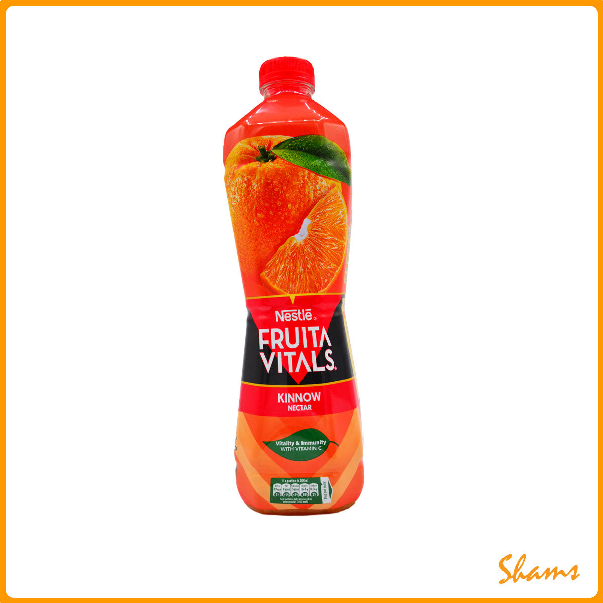 Nestle Fruita Vitals Kinnow Nectar Fruit Drink 1Ltr