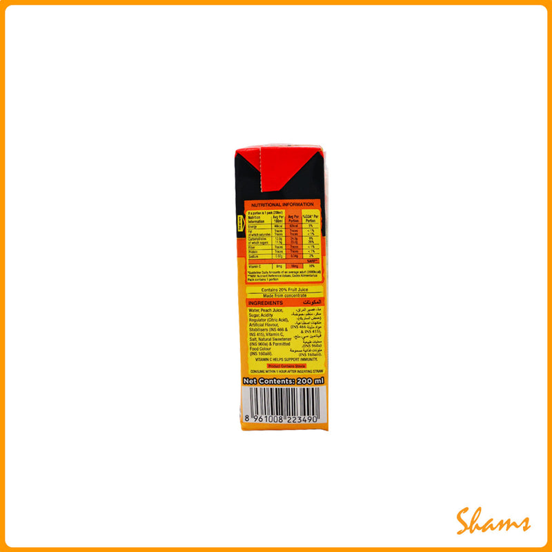 Nestle Fruita Peach Fruit Juice 200ml