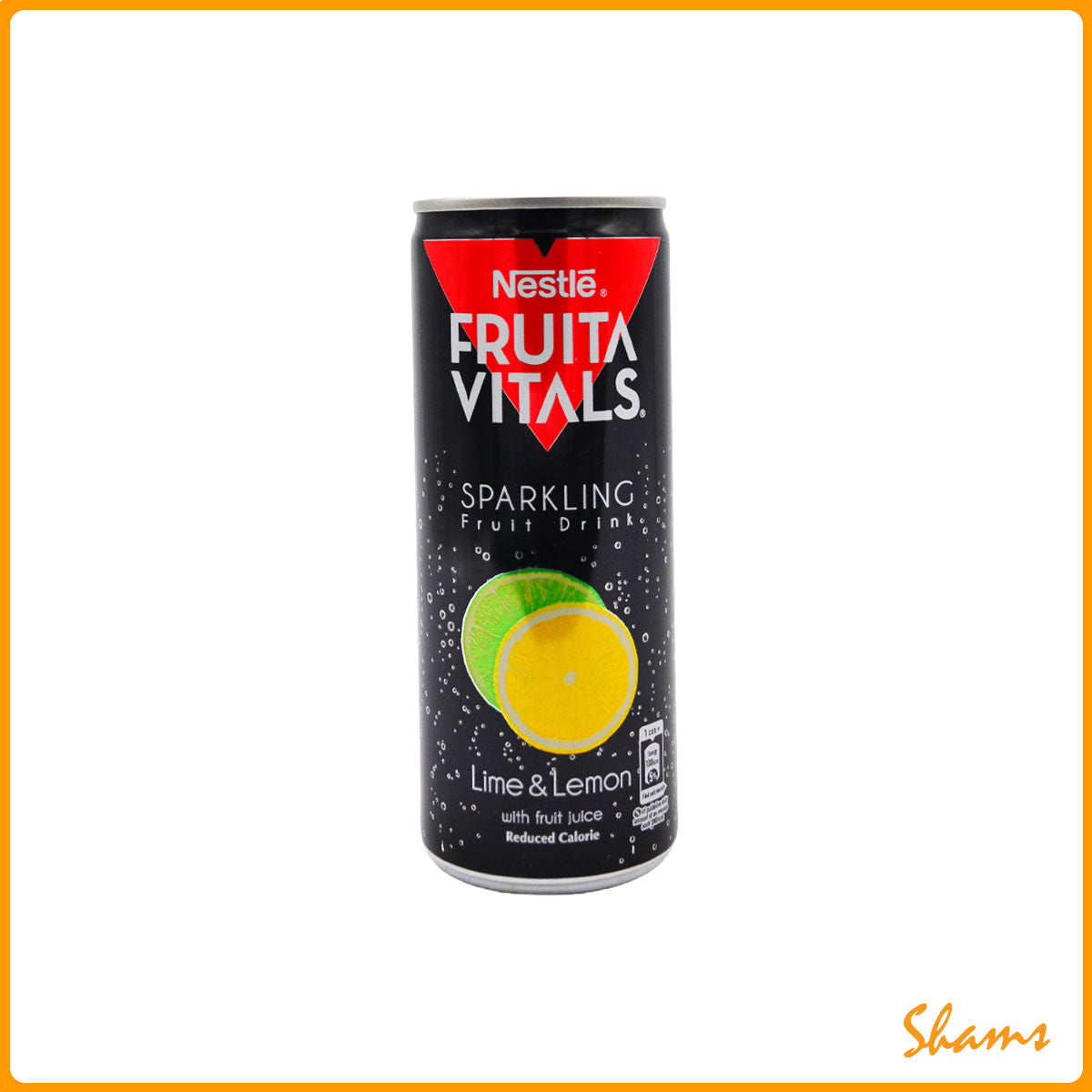 Nestle Fruita Vitals Sparkling Lime & Lemon Juice 250ml