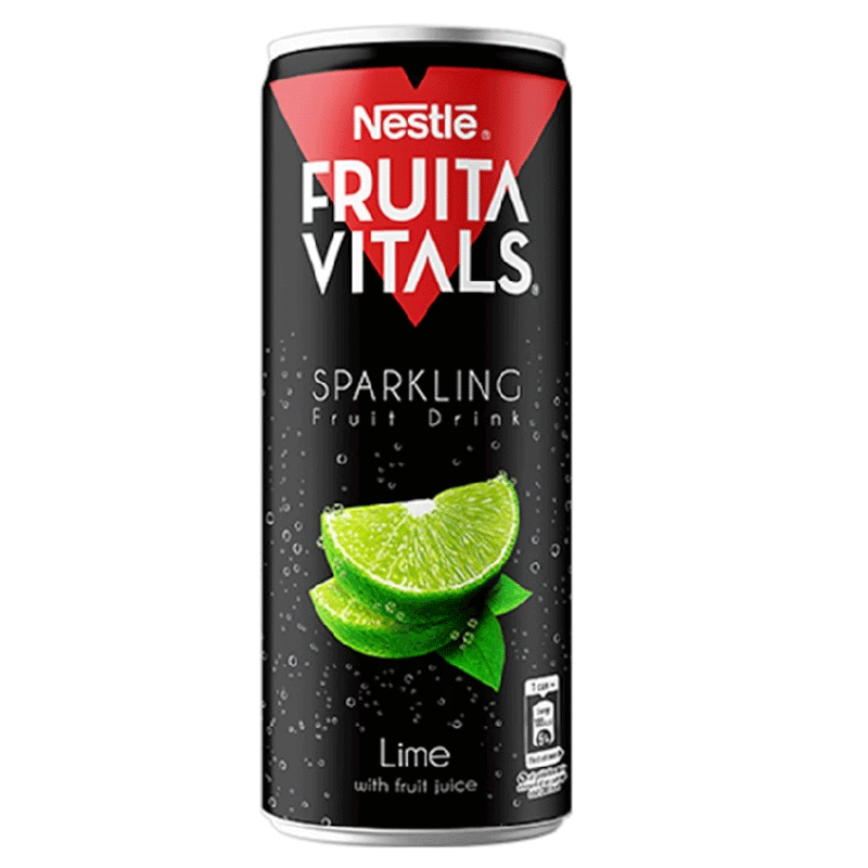 Nestle Fruita Vitals Sparkling Lime & Lemon Juice 250ml