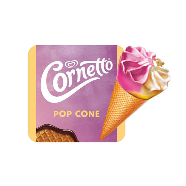 Walls Cornetto Pop Cone Ice Cream 100ml - Shams Shopping Centre Walls  