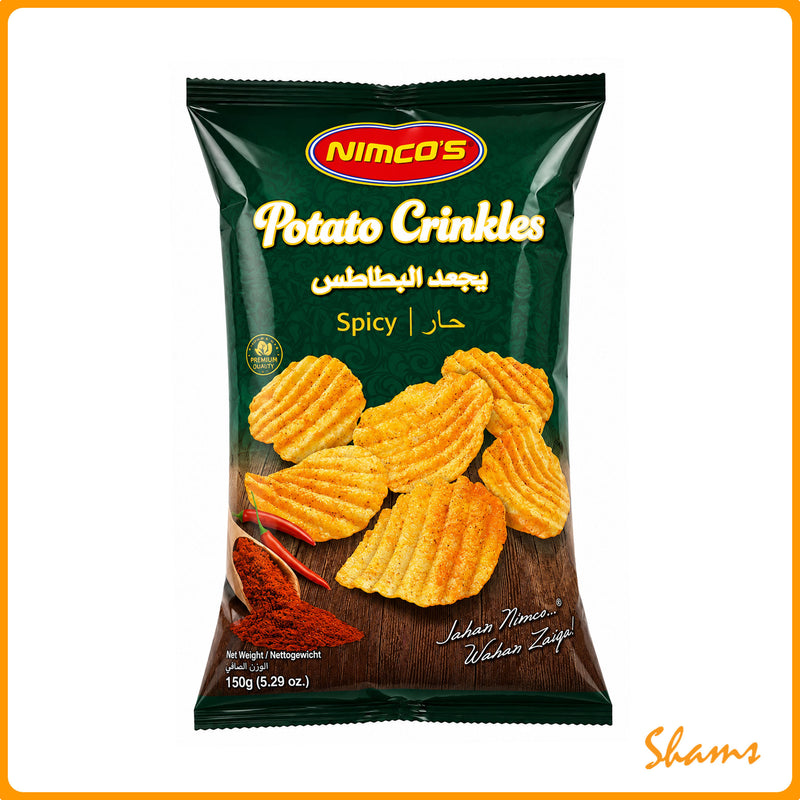 Nimco's Potato Crinkle Chips 100g – Shams Shopping Centre