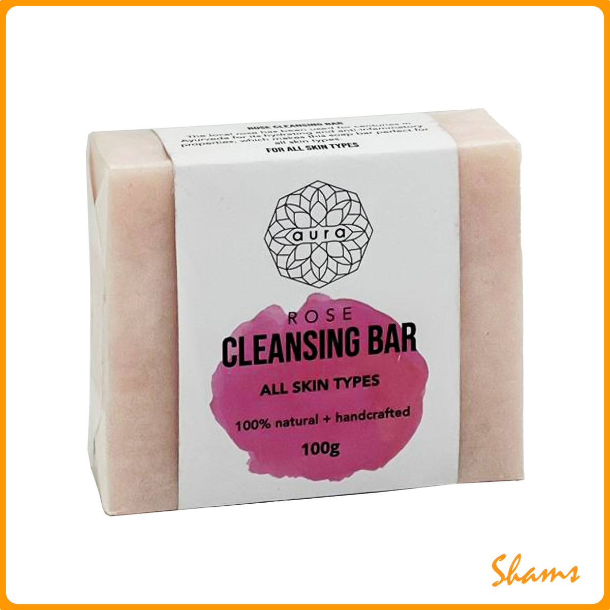 Aura Rose Cleansing Bar 100g