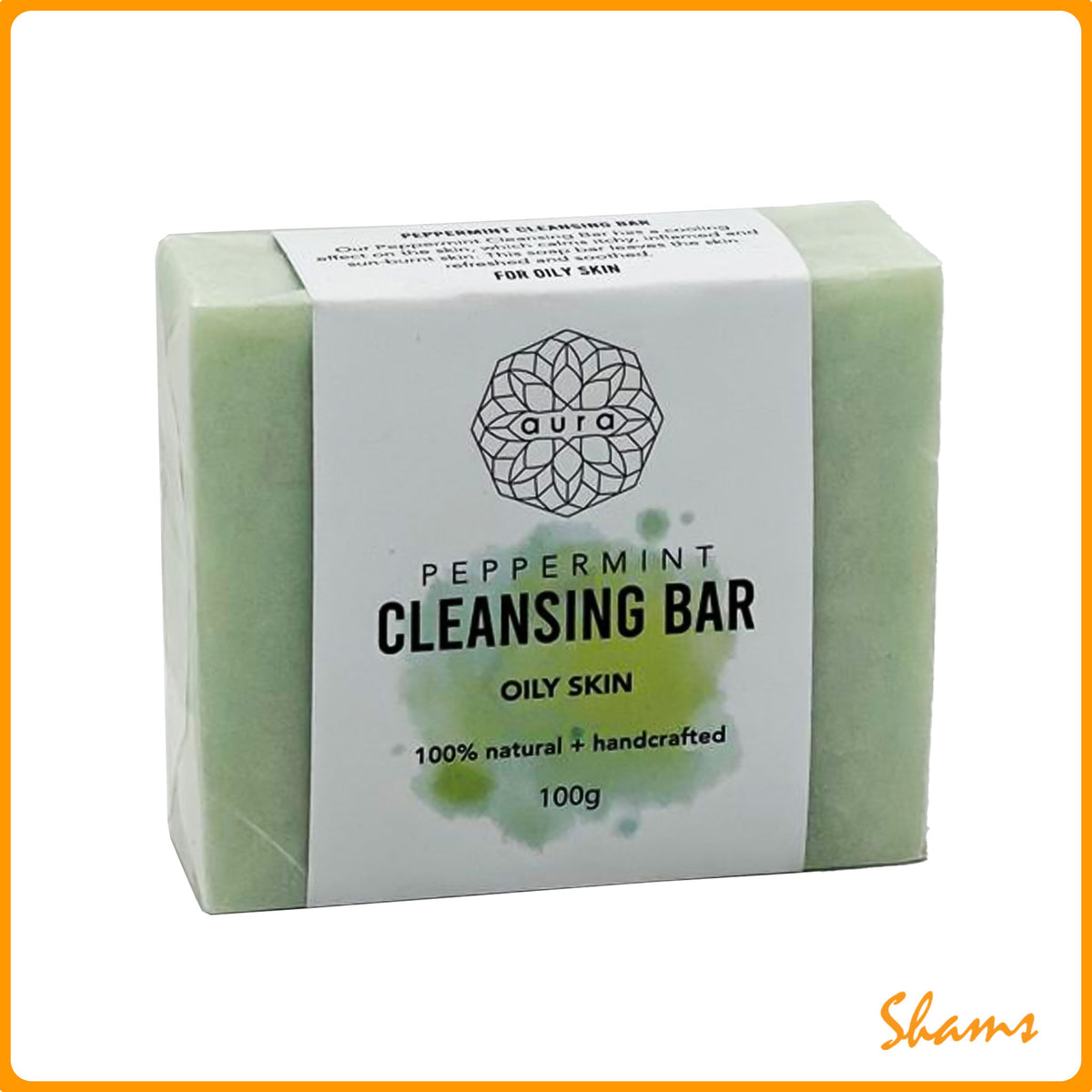 Aura Peppermint Bar Soap100g