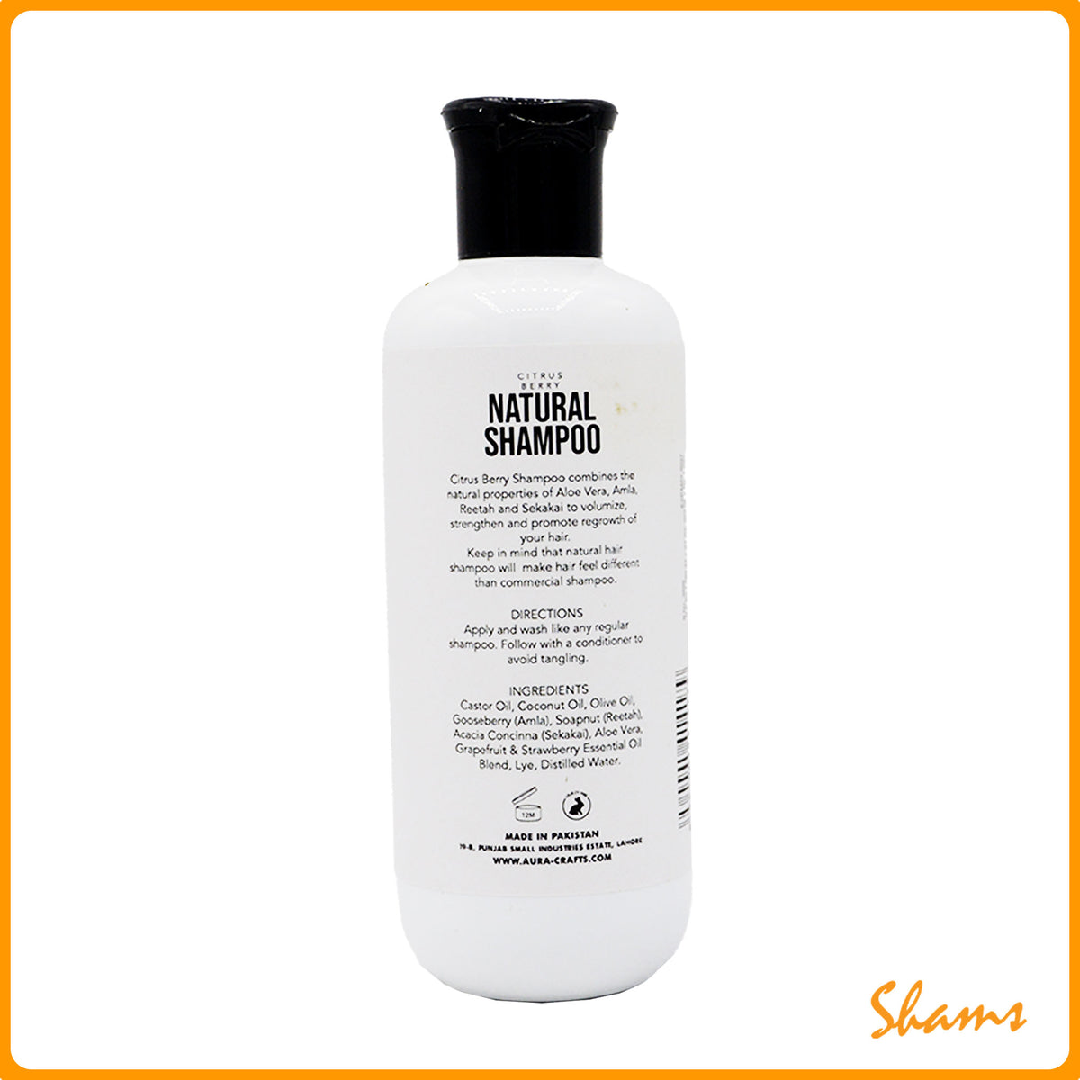 Aura Citrus Berry Herbal Shampoo 200ml