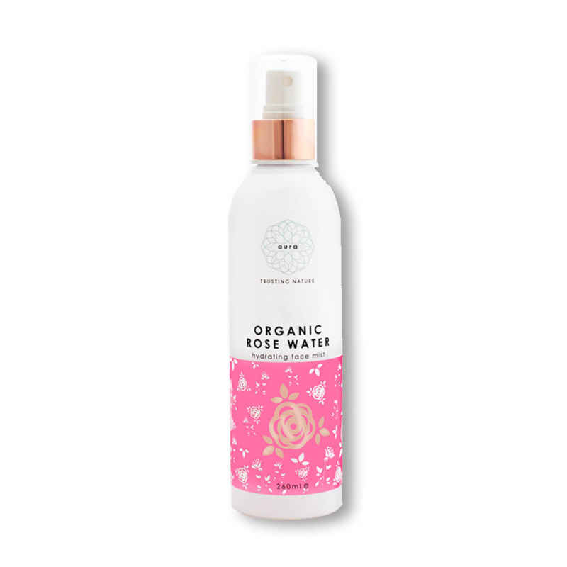 Aura Organic Rose Water Face Mist 260ml - Shams Shopping Centre Aura Craft  