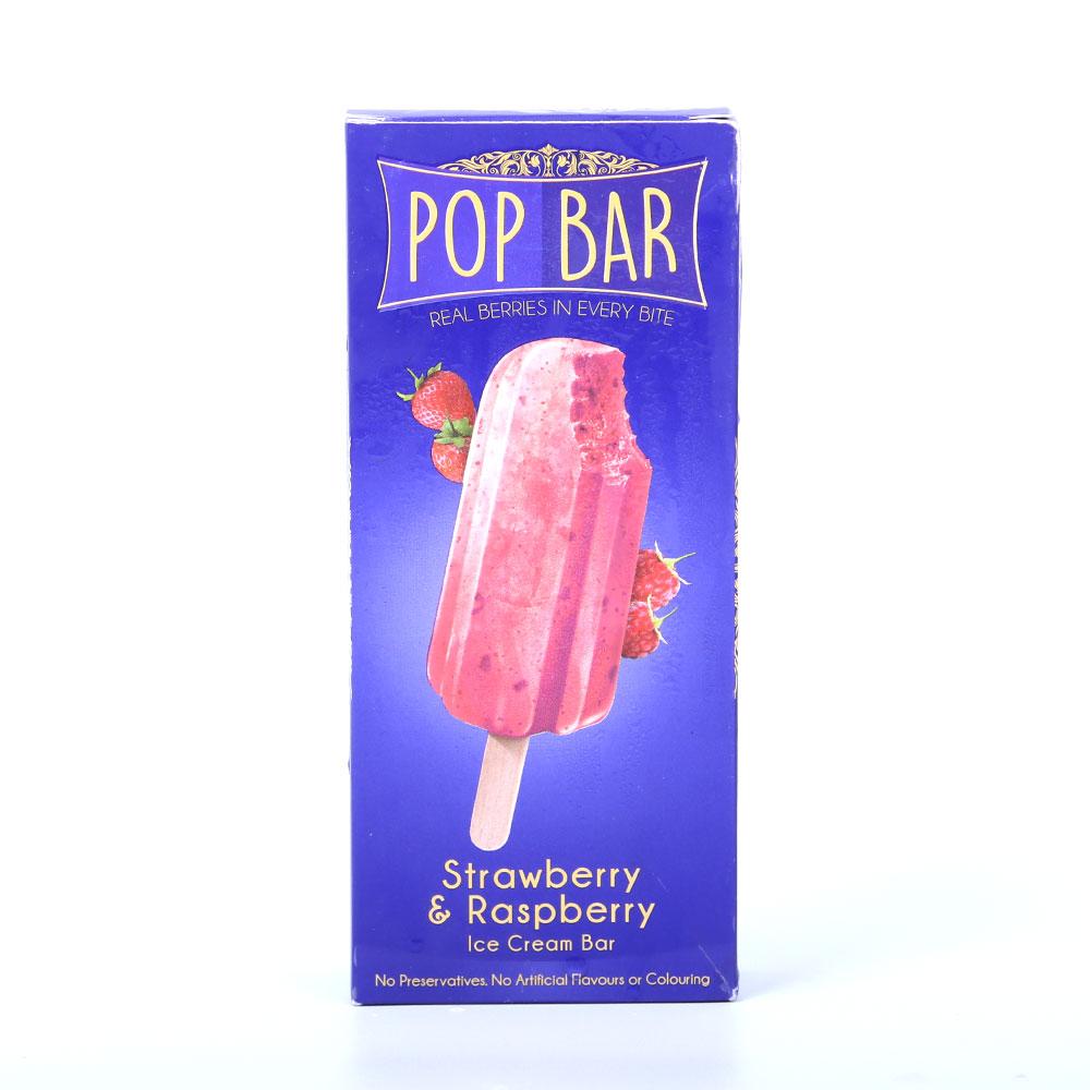 Pop Bar Strawberry & Rasberry Ice Cream 70g - Shams Shopping Centre Pop Bar  