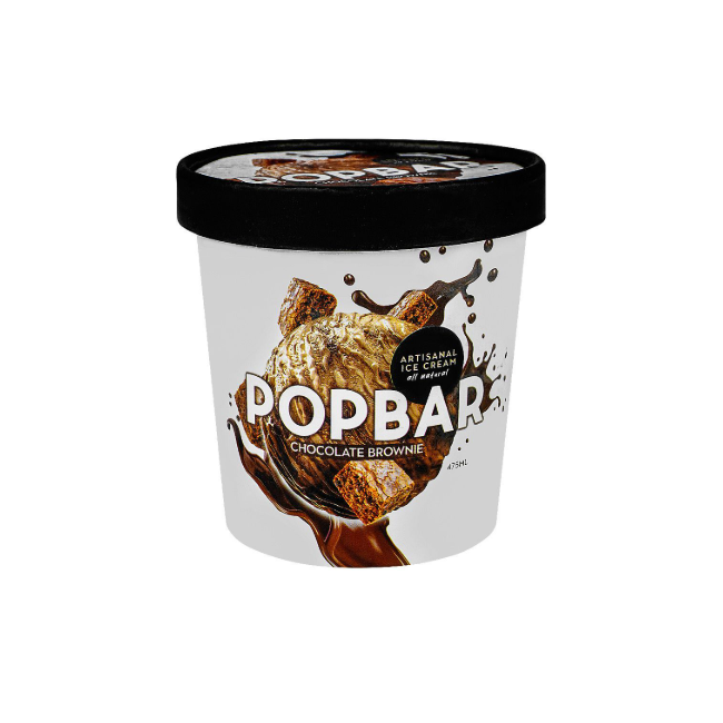 Pop Bar Chocolate Brrownie Icecream 475ml