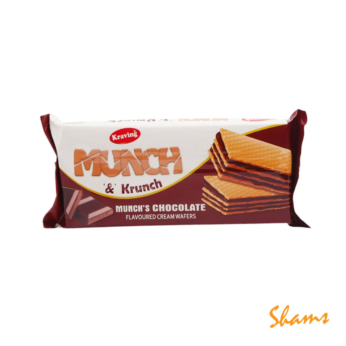 Kraving Munch & Krunch Chocolate Waffers 150g