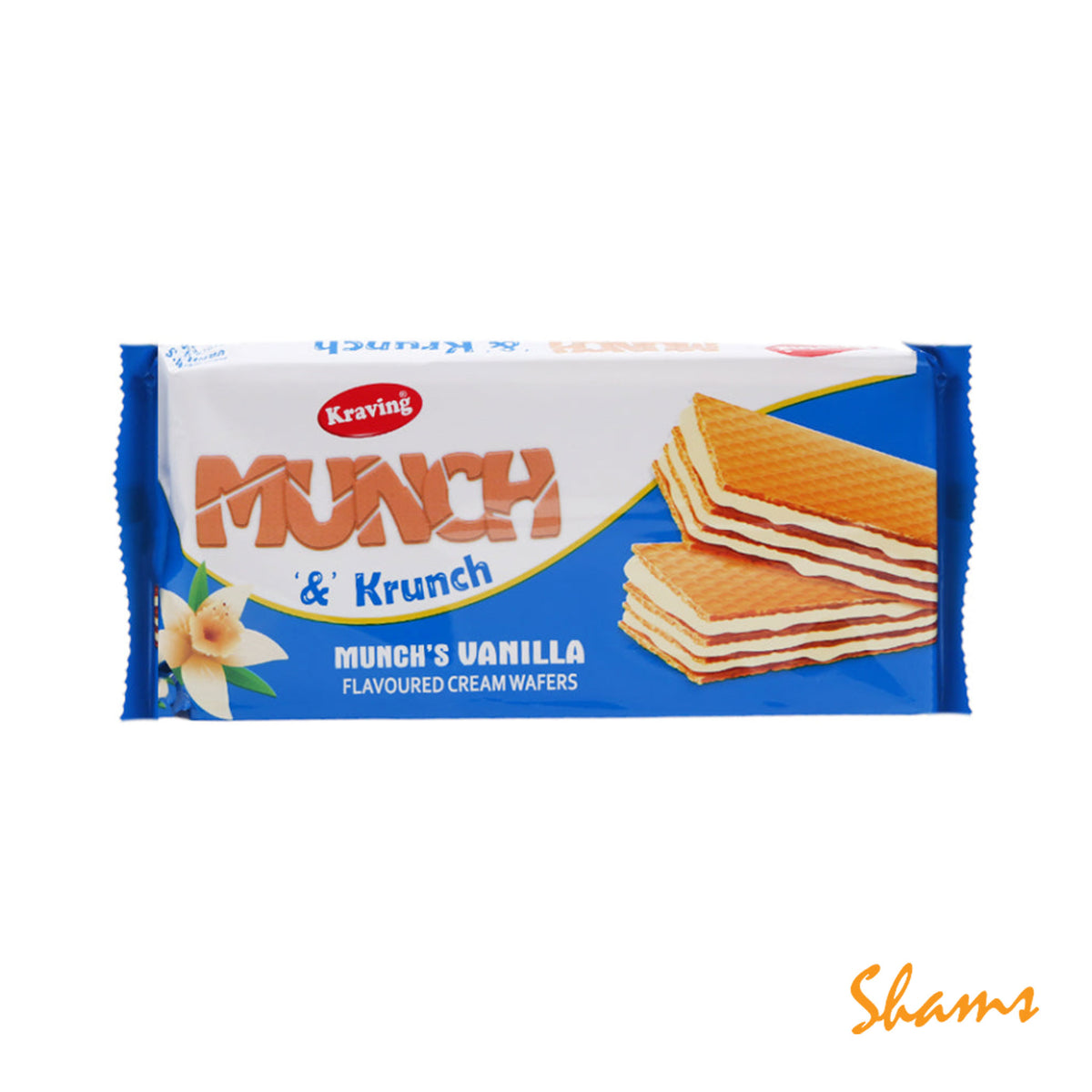 Kraving Munch & Krunch Vanilla Waffers 150g