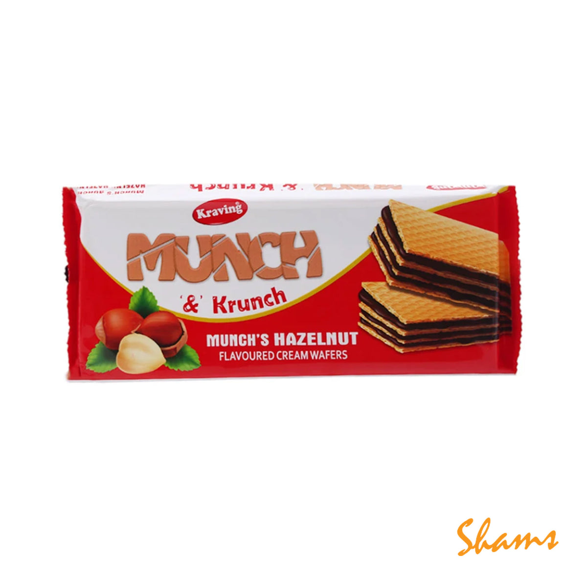 Kraving Munch & Krunch Hazelnut Waffers 150g