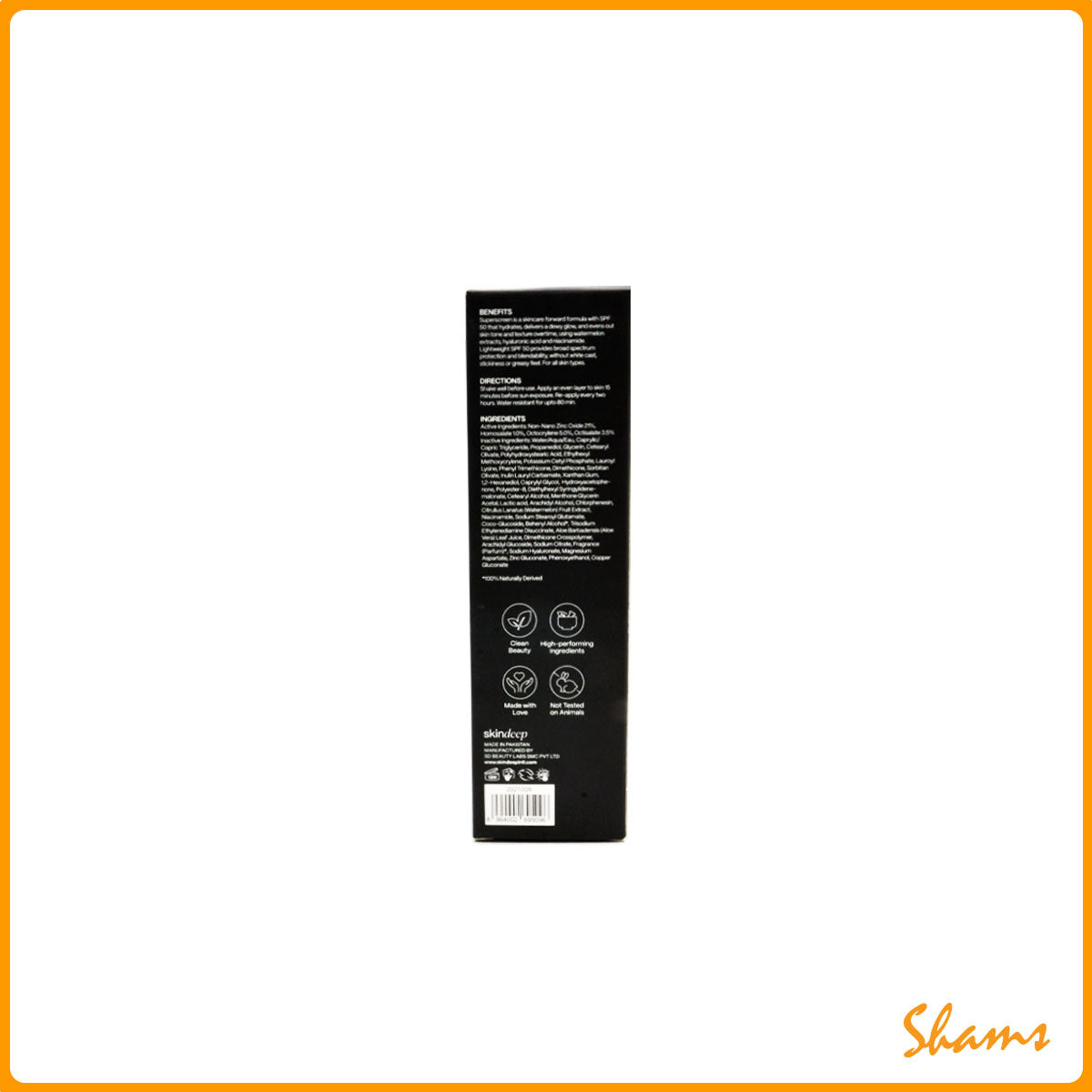 Skindeep Supernaturals Super Screen Spf50 50ml Art# 2021008