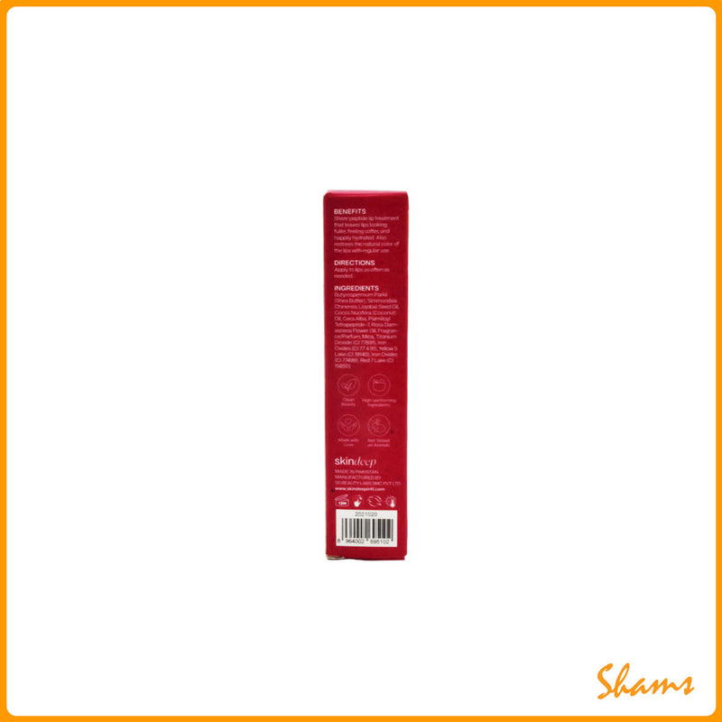 Skindeep Peptide Lip Glaze 15ml - Pink Rose