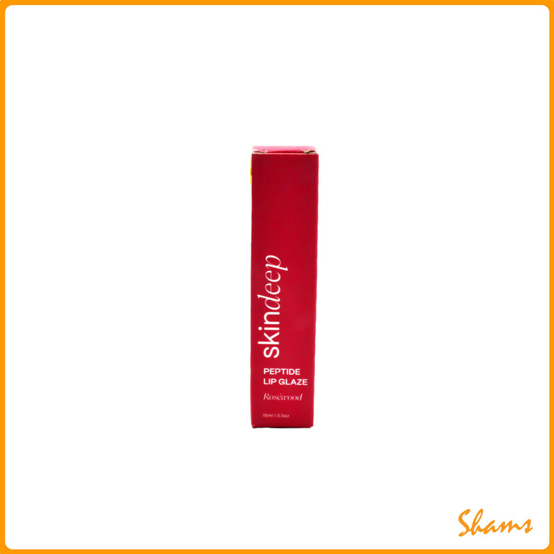 Skindeep Peptide Lip Glaze 15ml - Pink Rose