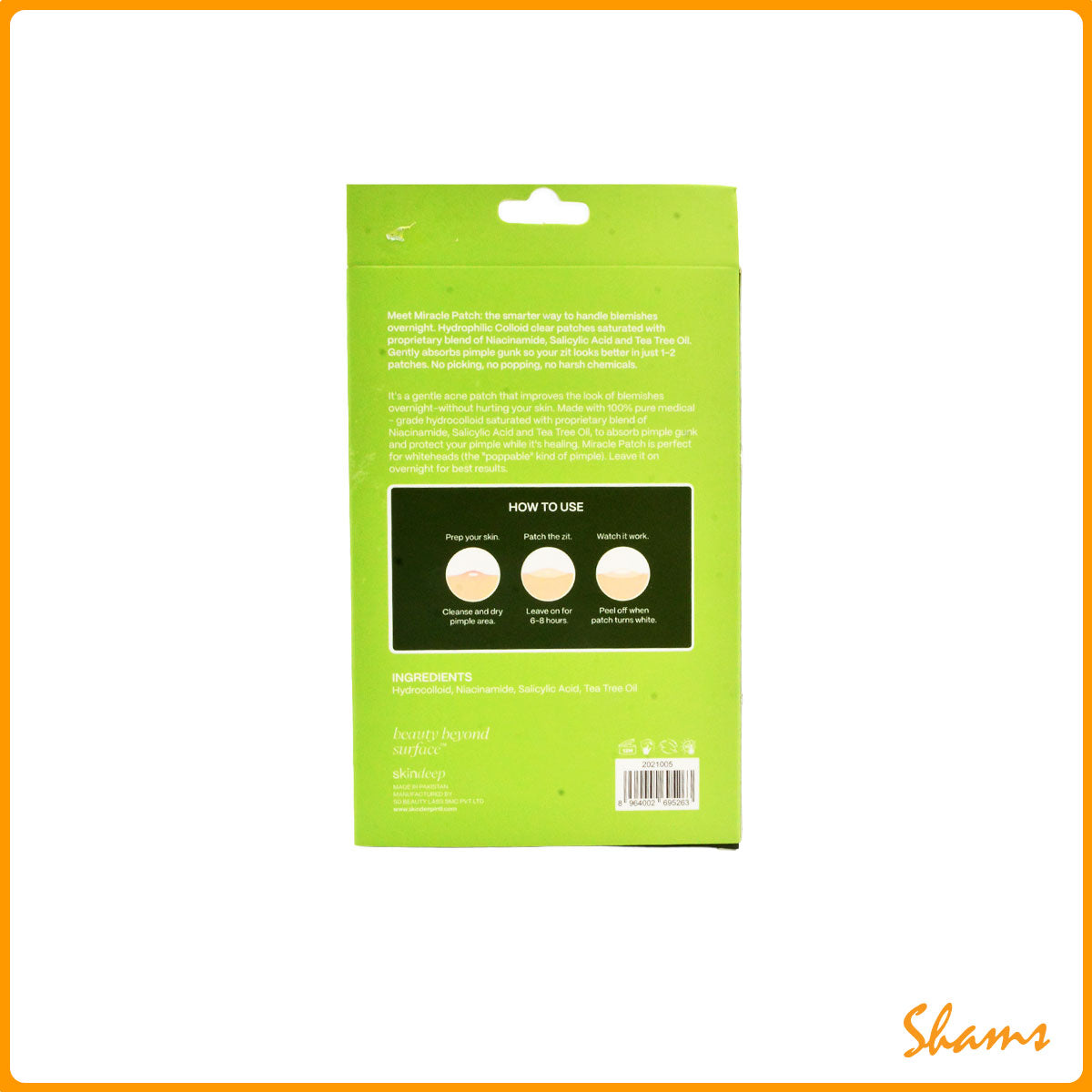 Skindeep Miraclen Patch Acne-Healing 36p