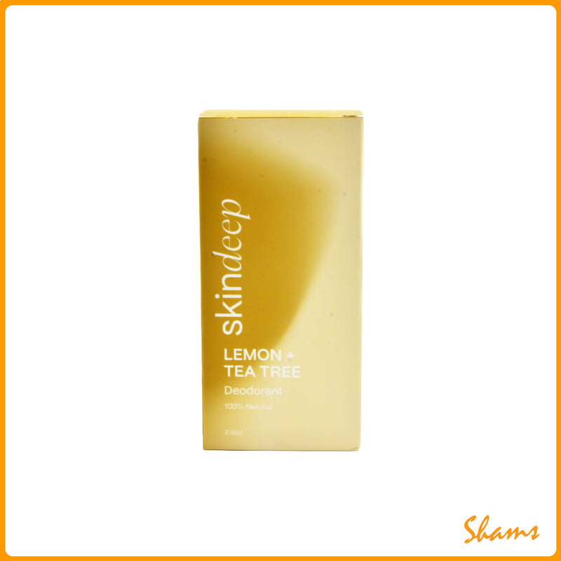 Skindeep Lemon + Tea Tree Deodorant Art