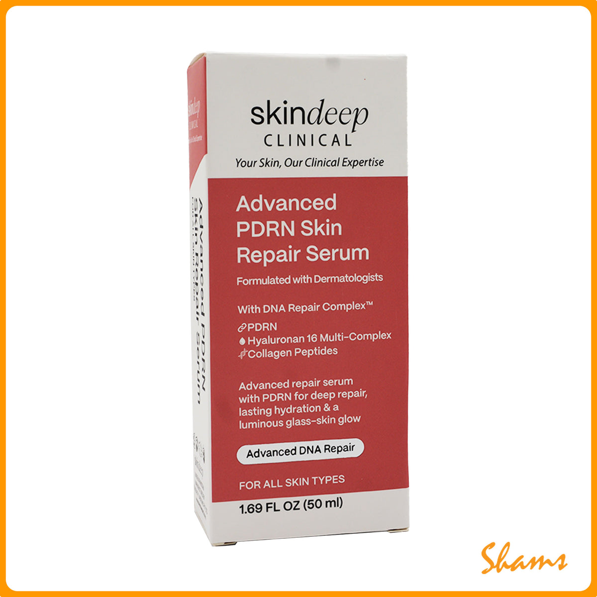 Skindeep Clinical Advanced PDRN Skin Repair Serum 50ml