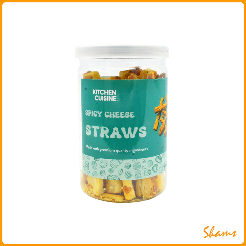 Kitchen Cuisine Spicy Cheese Straws Jar 125g
