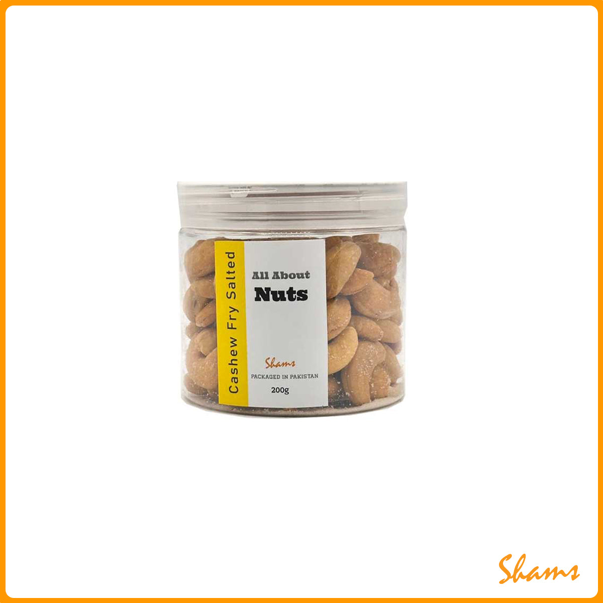 All About Nuts Cashew Fry Salted 200g
