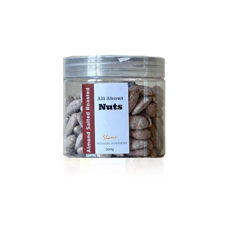 All About Nuts Almonds Salted Roasted 200g