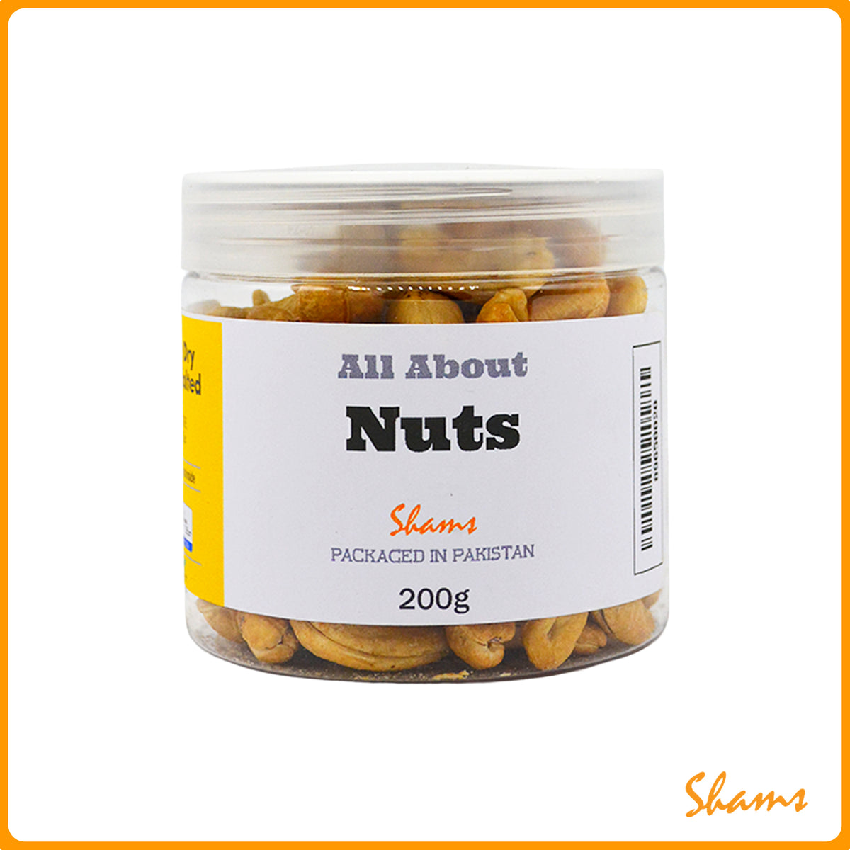 All About Nuts Cashew Dry Roasted Salted 200g