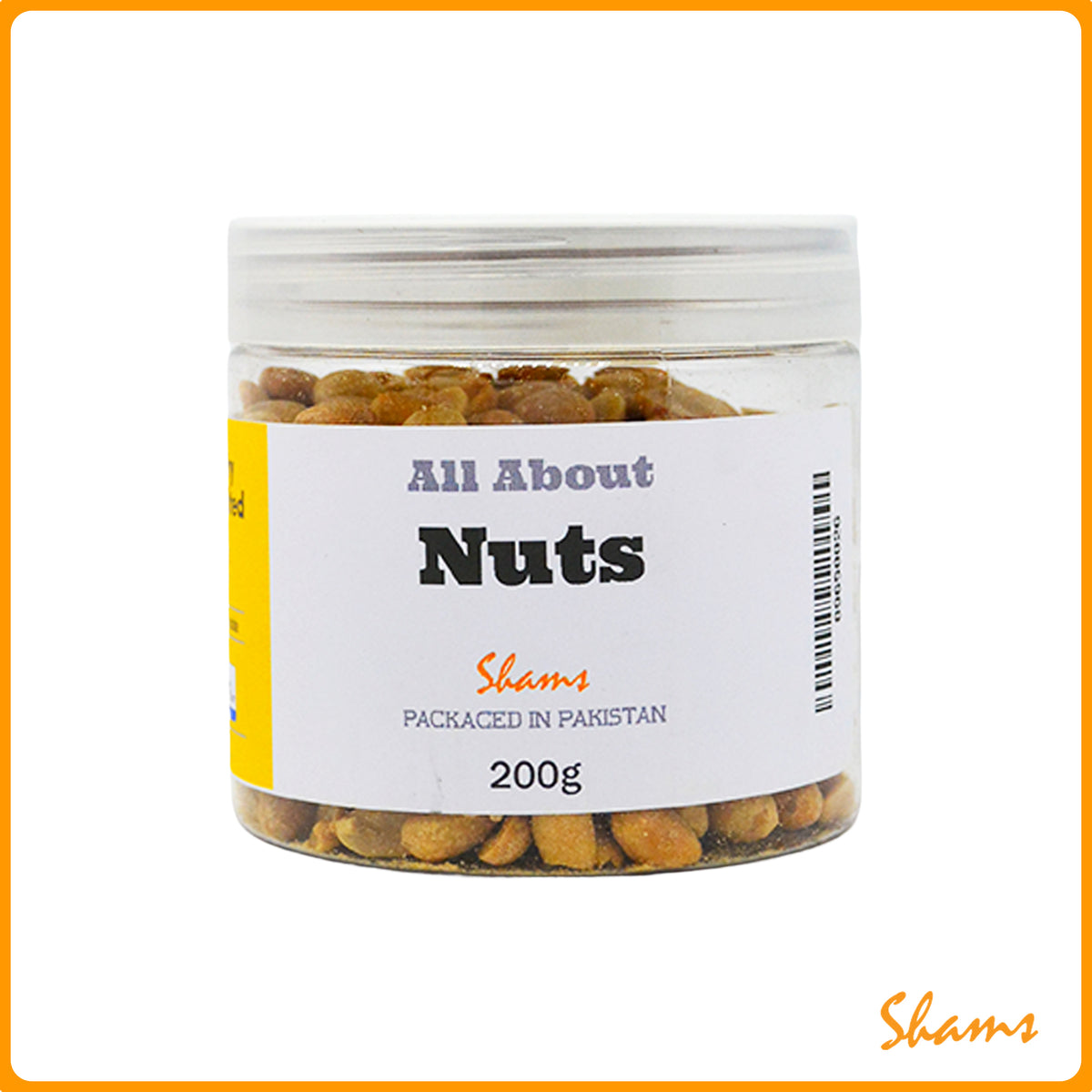 All About Nuts Peanuts Dry Roasted Salted 200g