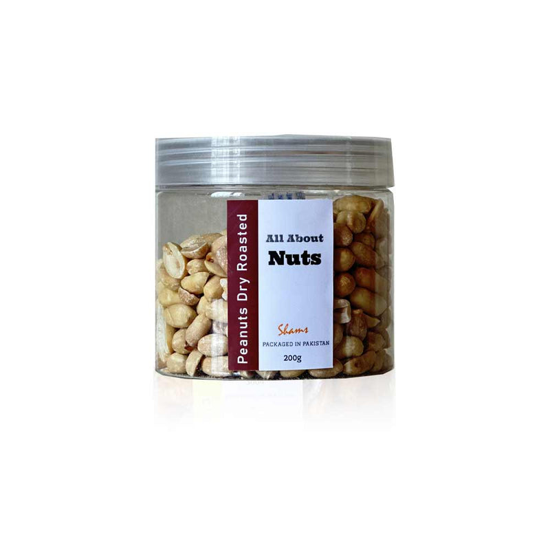 All About Nuts Peanuts Dry Roasted Salted 200g