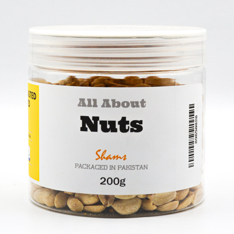 All About Nuts Peanuts Dry Roasted Unsalted 200g