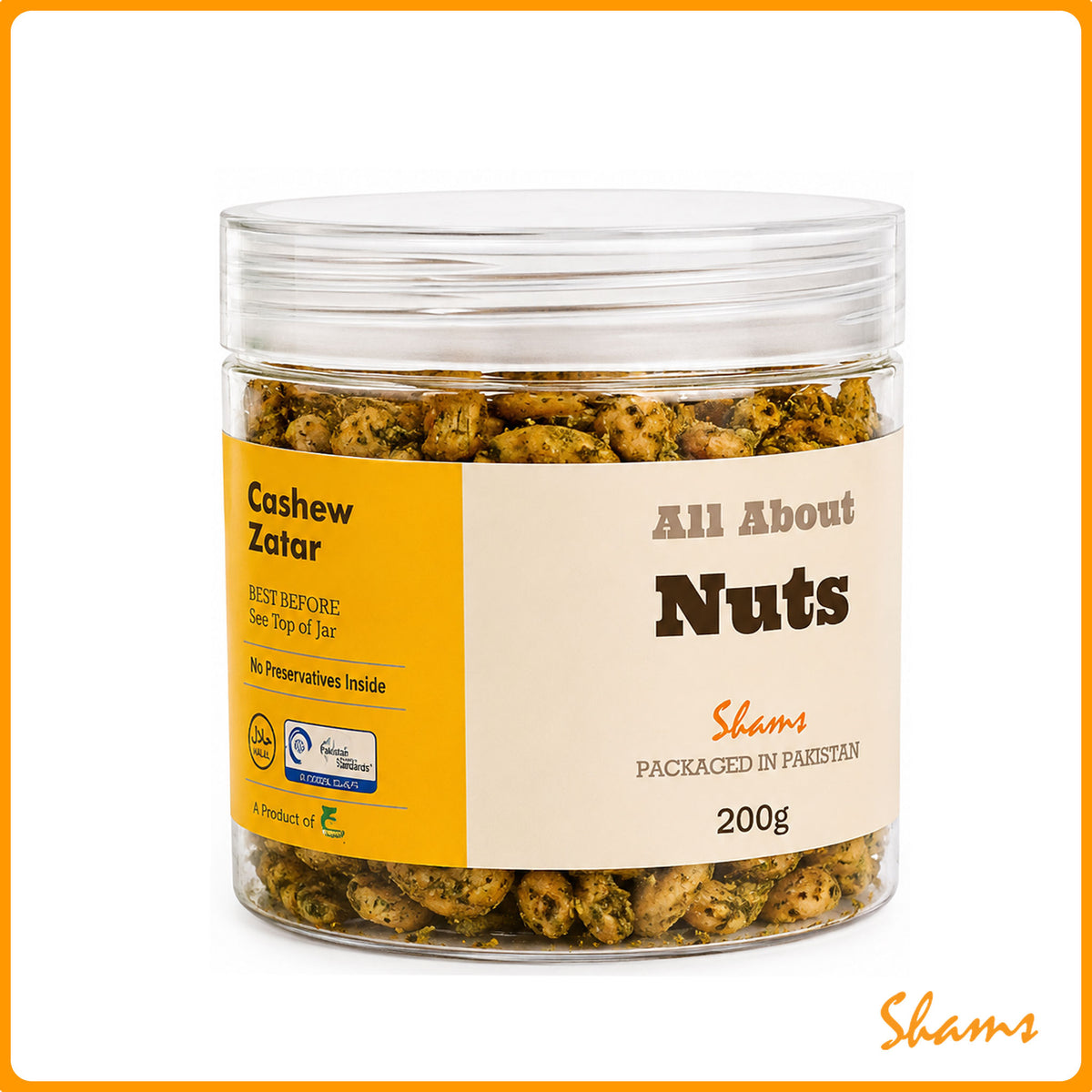 All About Nuts Cashew Zatar 200g