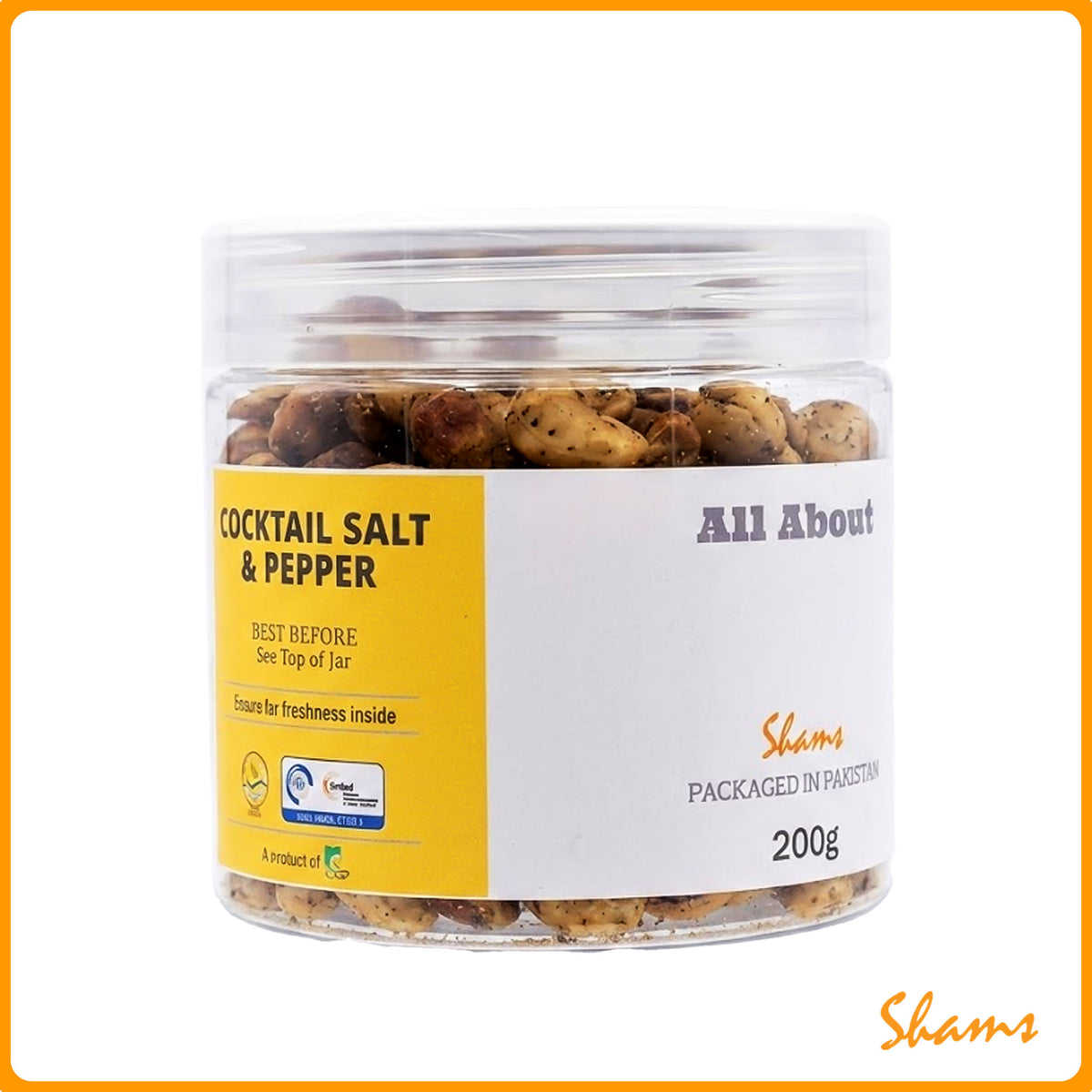 All About Nuts Cocktail Salt & Pepper 200g