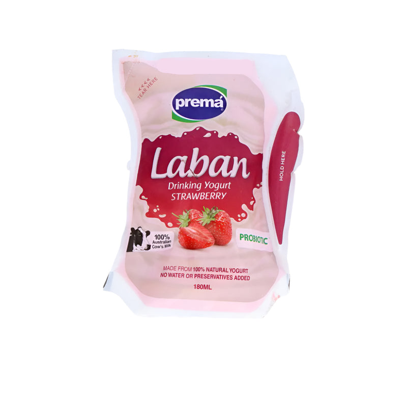 Prema Laban Strawberry Drinking Yogurt 180g
