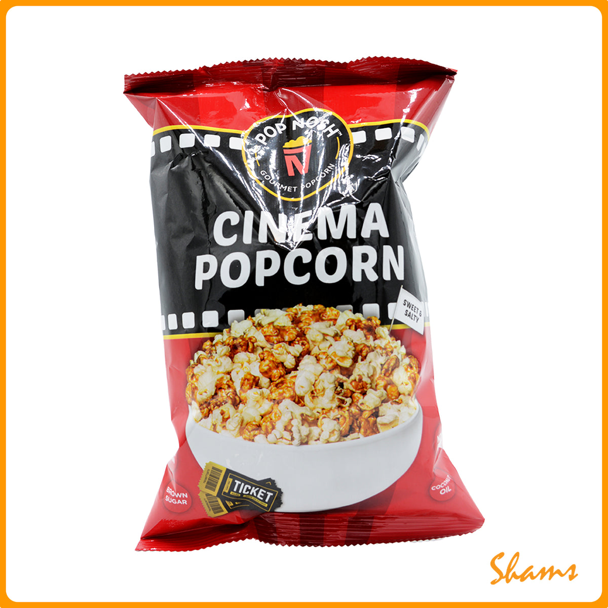 Pop Nosh Cinema Popcorn 60g