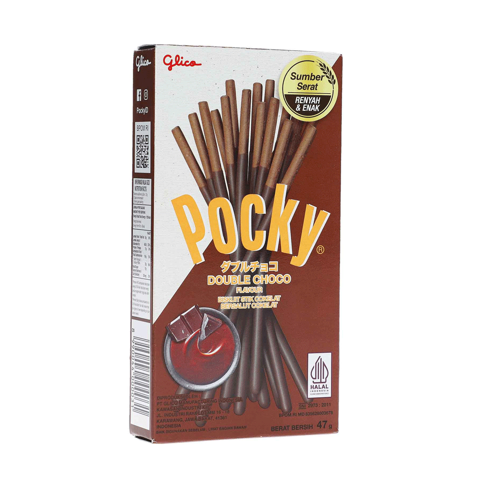 Pocky Double Chocolate Sticks 47g